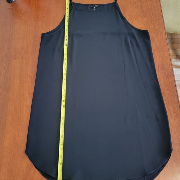 Aqua for Bloomingdale's Little Black Sleeveless Slip-On Dress - Size Large - Picture 7 of 8
